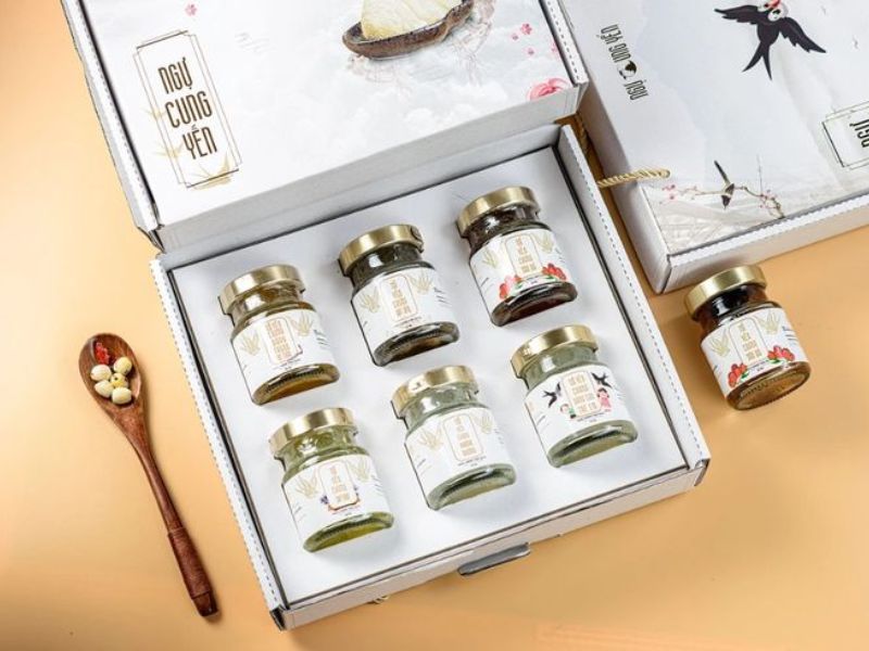 Mẫu catalogue yến sào cho hộp quà yến khô cao cấp