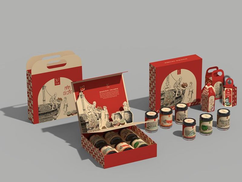 Set hộp quà yến sào nhiều hũ